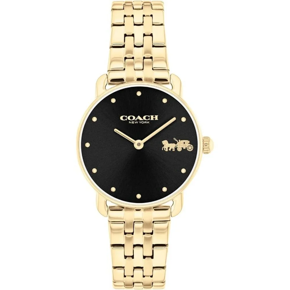 Women's Gold Plated 2H Quartz Watch Stainless Steel Bracelet Water Resistant - Picture 1 of 7